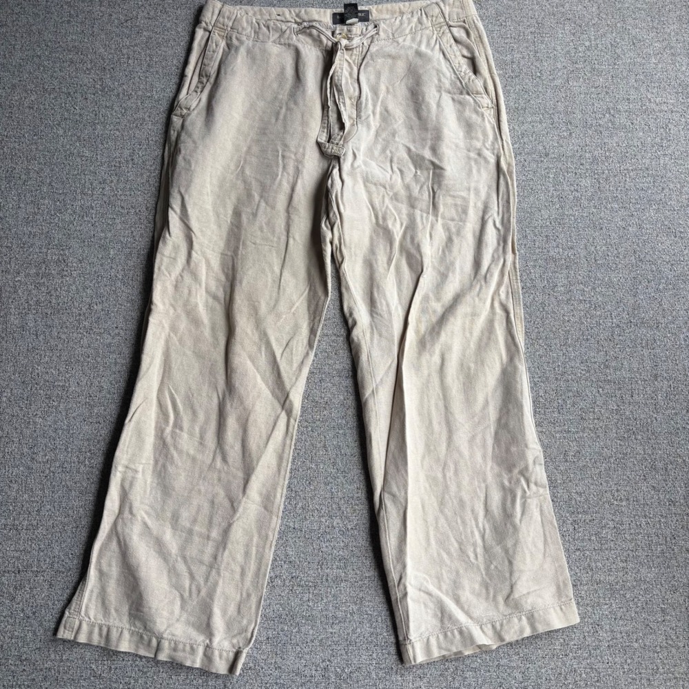 Banana Republic Beige Drawstring Casual Pants